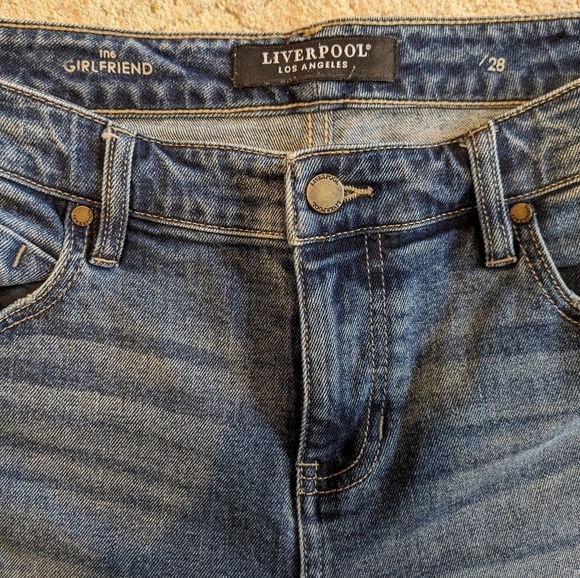 Women's Liverpool Los Angeles, The Girlfriend Jeans - Size 28/6 - Picture 2 of 5